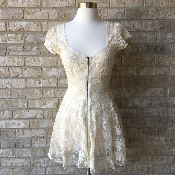 Kimchi Blue Dresses & Skirts - NWT Kimchi Blue UO Lace Zip Dress See Thru Small